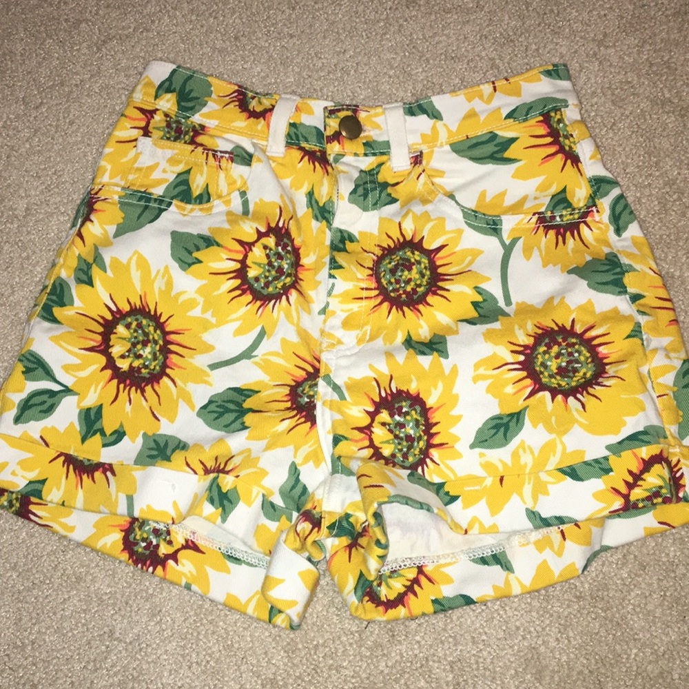 American apparel sunflower shorts